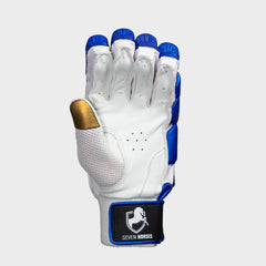 LIMITED EDTION BATTING GLOVES (Blue -Golden)