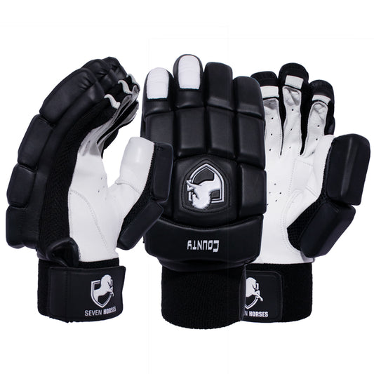 COUNTY BATTING GLOVES (BLACK)